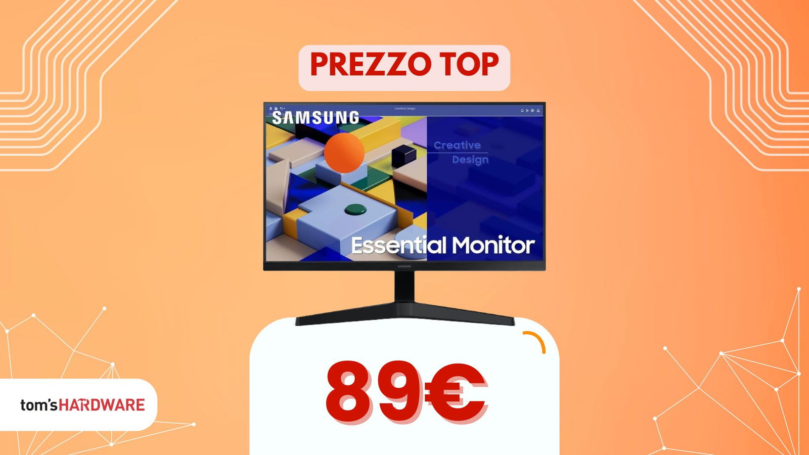 Immagine di Monitor Samsung già conveniente, ora quasi regalato a 89€ con la Gaming Week