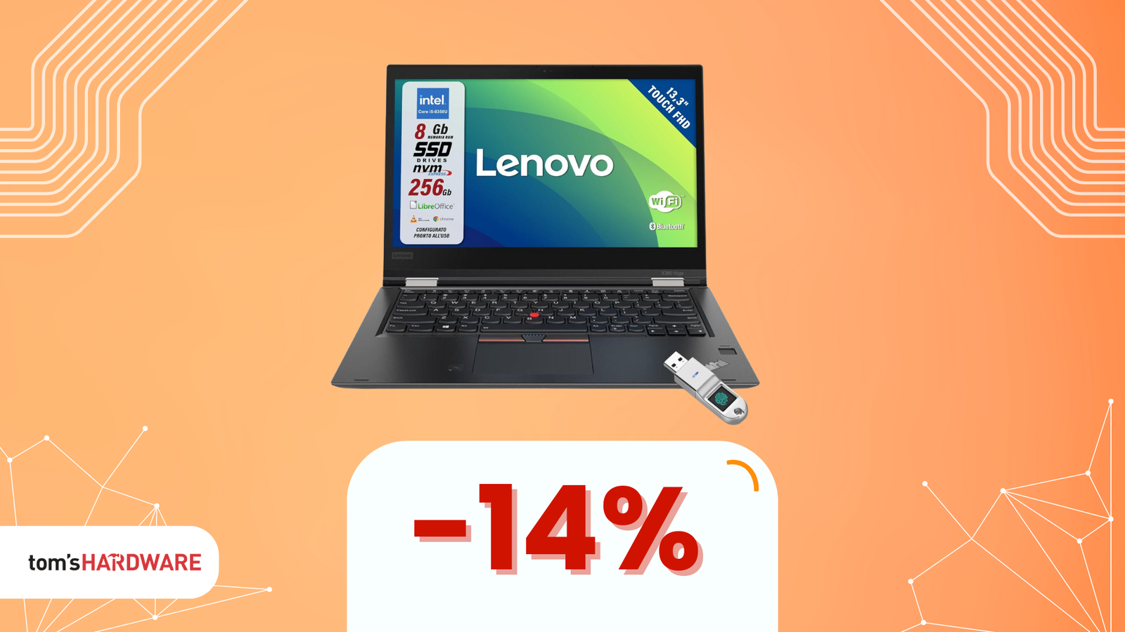 Immagine di Lenovo ThinkPad Yoga X380 al MINIMO STORICO! (-14%)