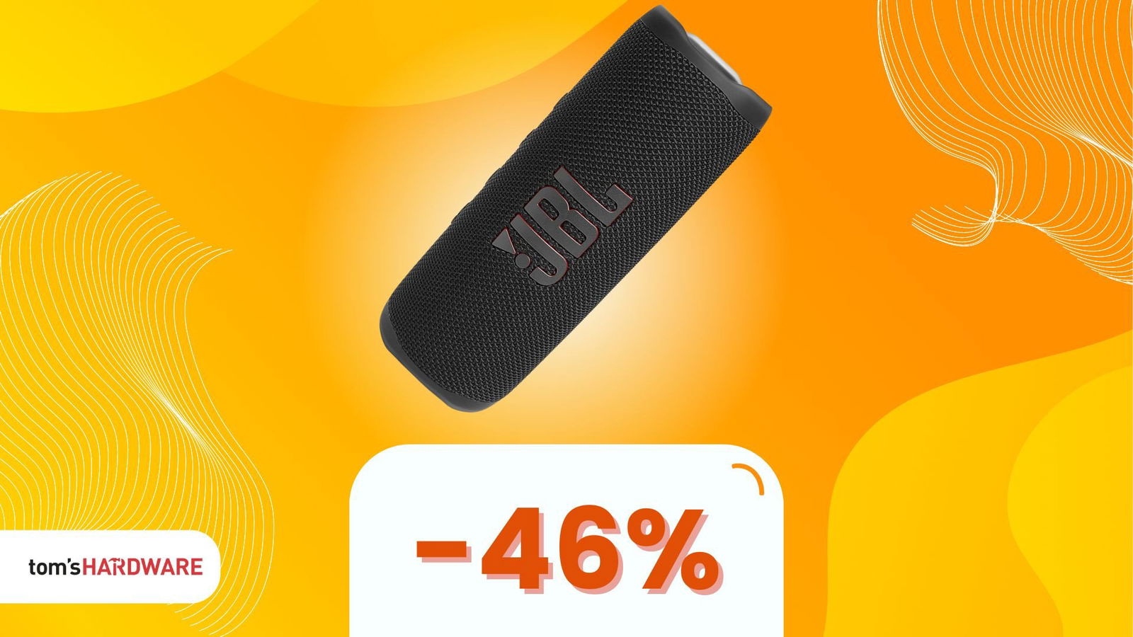 Immagine di Potente, resistente e in SUPER SCONTO: JBL Flip 6 oggi è un AFFARE! (-46%)