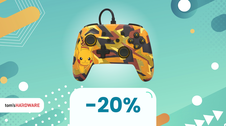 Immagine di Controller PowerA Nintendo Switch di Pikachu in OFFERTA a soli 9€!