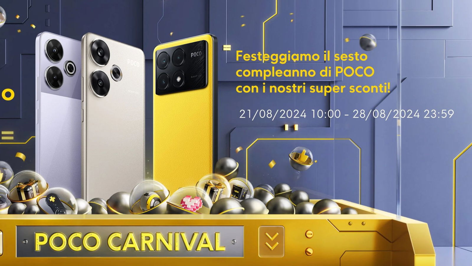 Immagine di POCO celebra il 6° anniversario con offerte su tutta la serie di smartphone