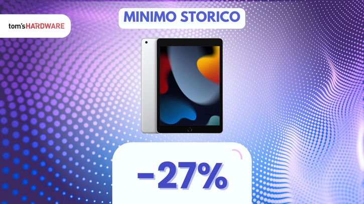 Immagine di Continua a CALARE DI PREZZO: iPad 2021 ora al MINIMO STORICO! (-27%)