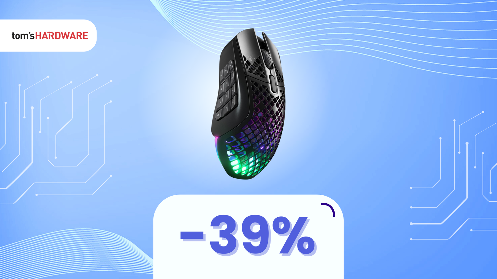 Immagine di Mouse incredibile: SteelSeries Aerox 9 Wireless a un prezzo SHOCK! (-39%)