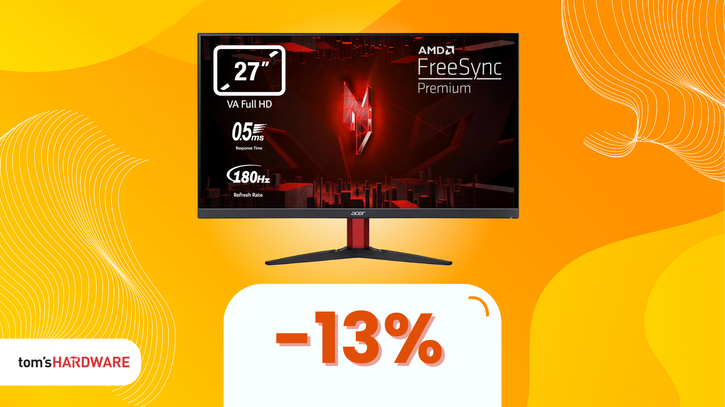 Immagine di Gioca al meglio con il monitor Acer Nitro 27" a soli 139€!