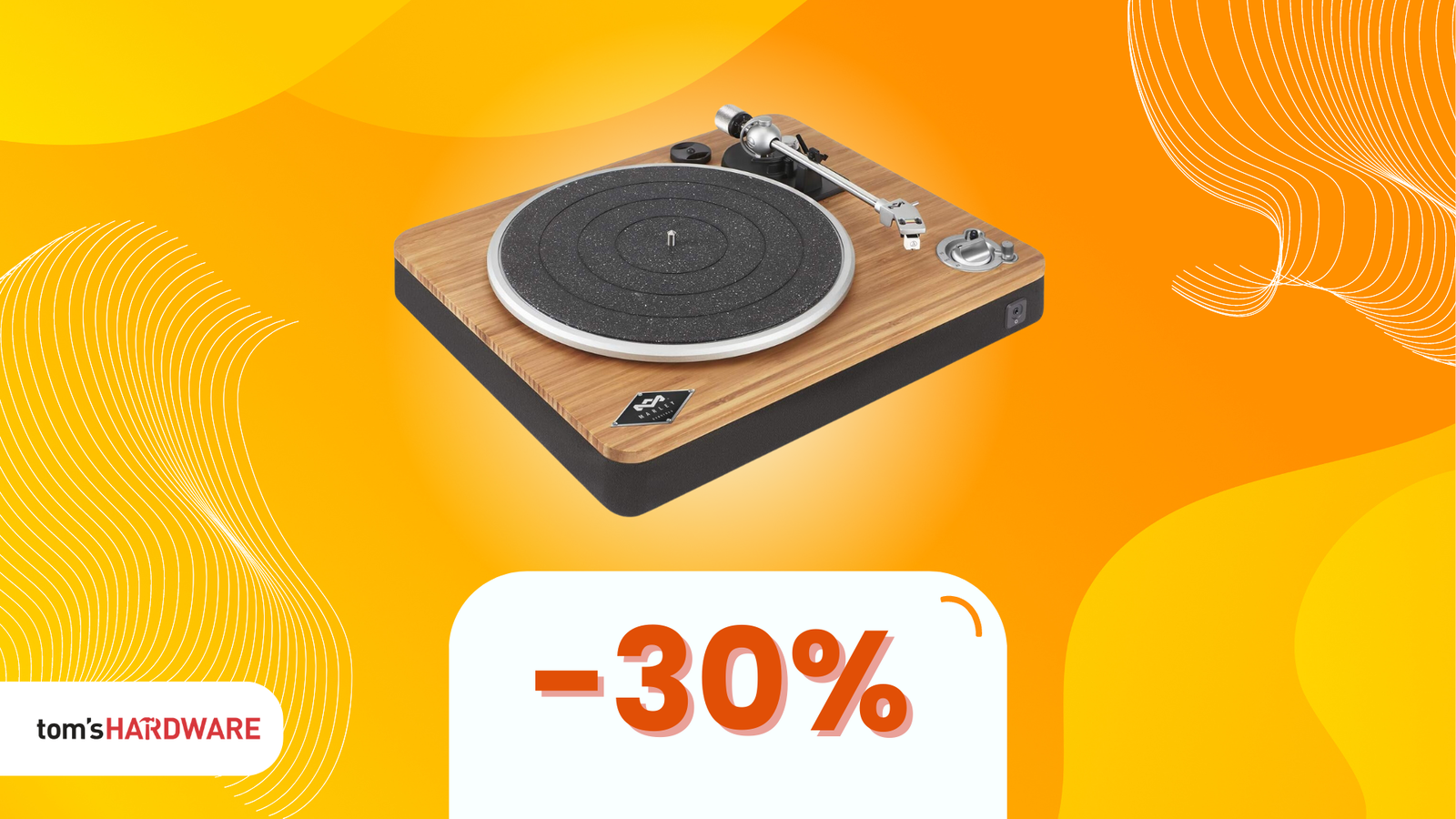 Immagine di House of Marley Giradischi Wireless Stir It Up con il 30% di SCONTO!