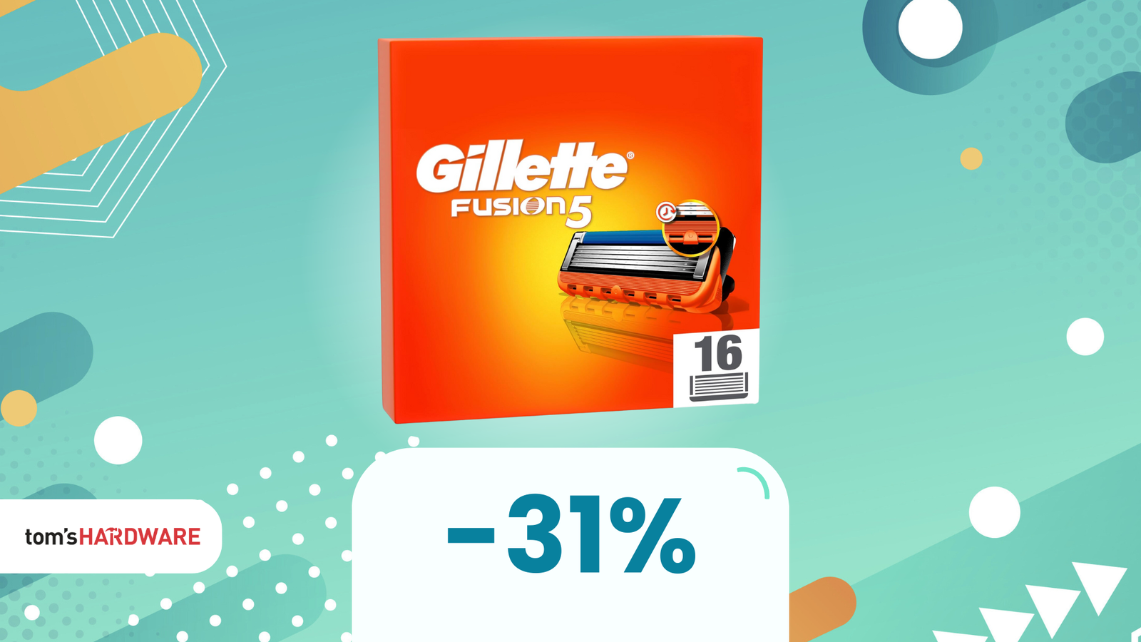 Immagine di Barba impeccabie con Gillette Fusion 5: scontate del 31%!