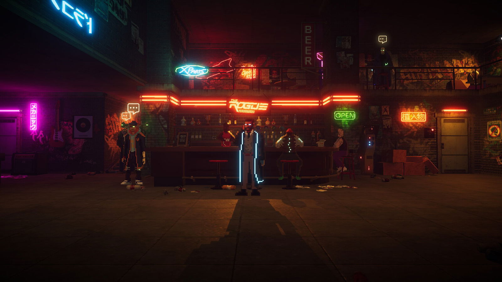 Immagine di Neon Blood: un'avventura tra cyberpunk, noir e pixel art | Provato