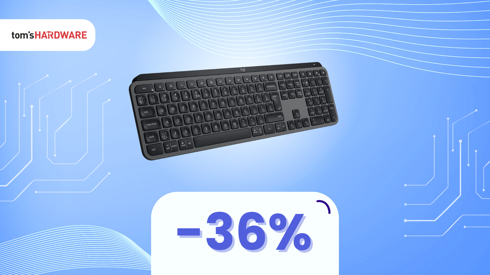 Immagine di Logitech MX Keys SRTY a un prezzo SHOCK! (-96€)