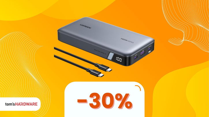 Immagine di Con il 30% di sconto, questa powerbank può sostituire l'alimentatore del MacBook