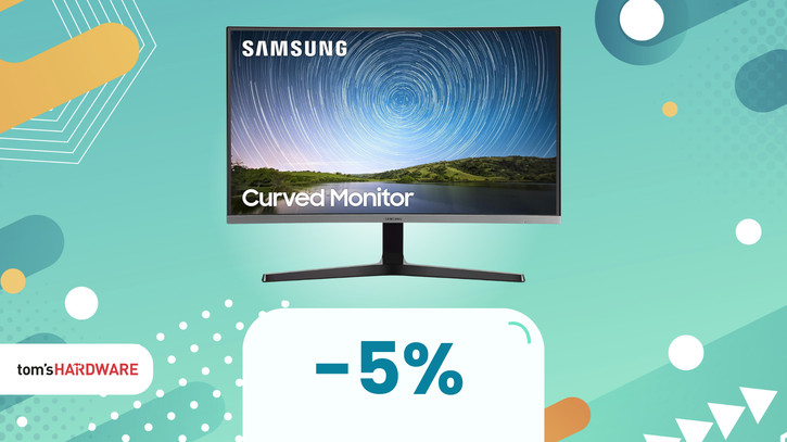 Immagine di Samsung Monitor CR50 a un prezzo SHOCK! (-179€)