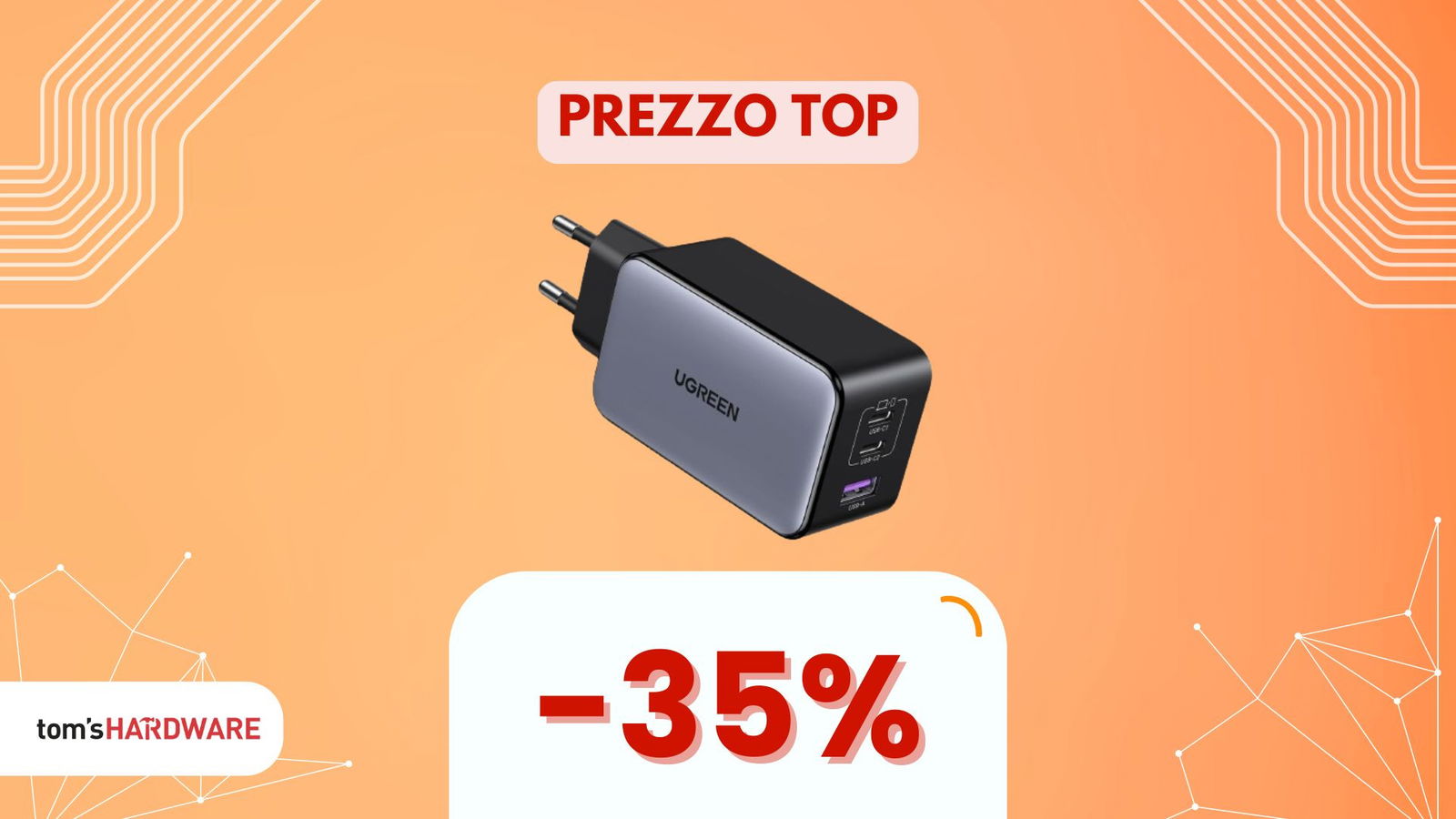 Immagine di Il caricatore USB da 100W che tutti dovrebbero possedere. 35% con il coupon!