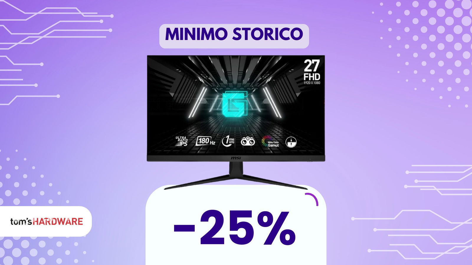 Immagine di La Gaming Week è finita? Questo monitor MSI è ancora a 149€!