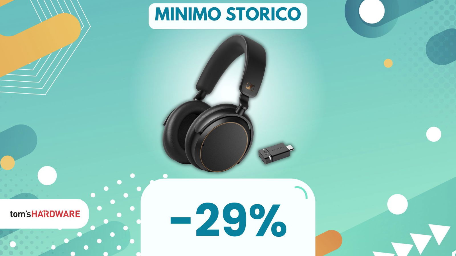 Immagine di Musica CRISTALLINA e senza disturbi: SUPER SCONTO per queste cuffie Sennheiser!