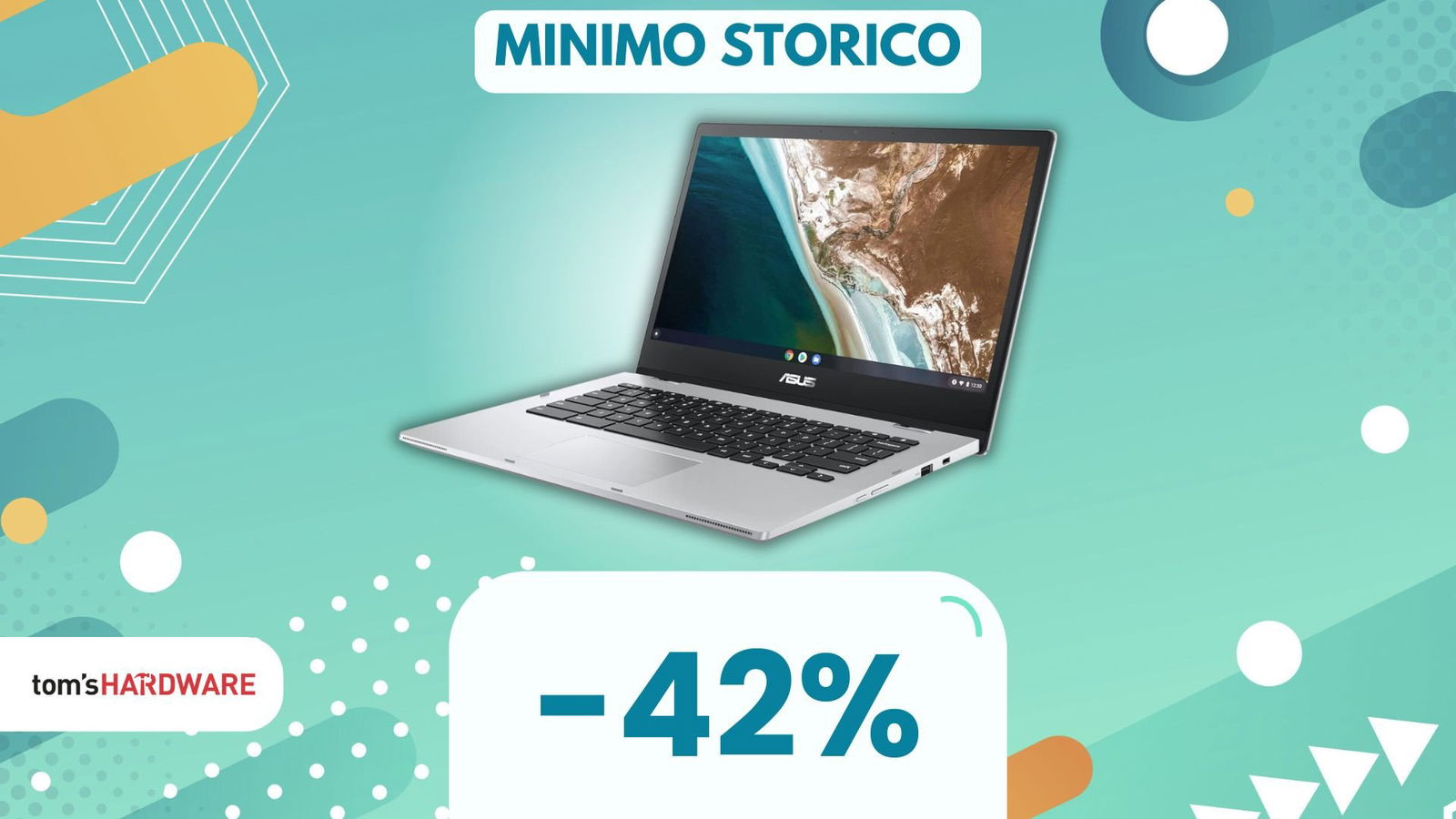 Immagine di Pronti al Back to School con questo Chromebook Asus in SUPER SCONTO! (-42%)