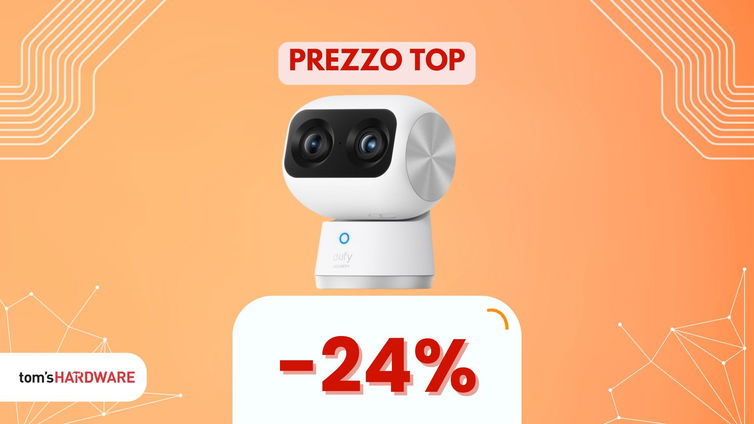 Immagine di Telecamera innovativa a forma di robot: zoom 8x e prezzo scontato