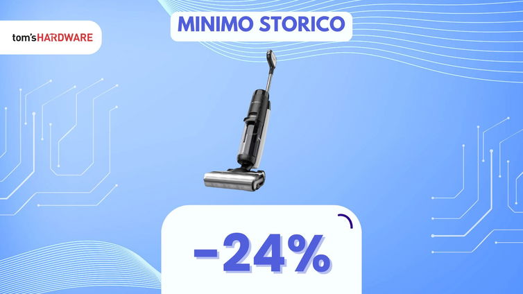 Immagine di Questa aspirapolvere smart lava e aspira in un colpo solo SENZA FILI! (-24%)