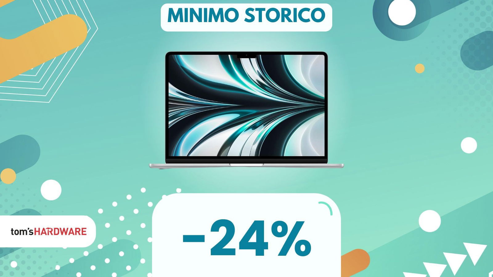 Immagine di MacBook Air M2 cala ANCORA di prezzo, che AFFARE! (-24%)