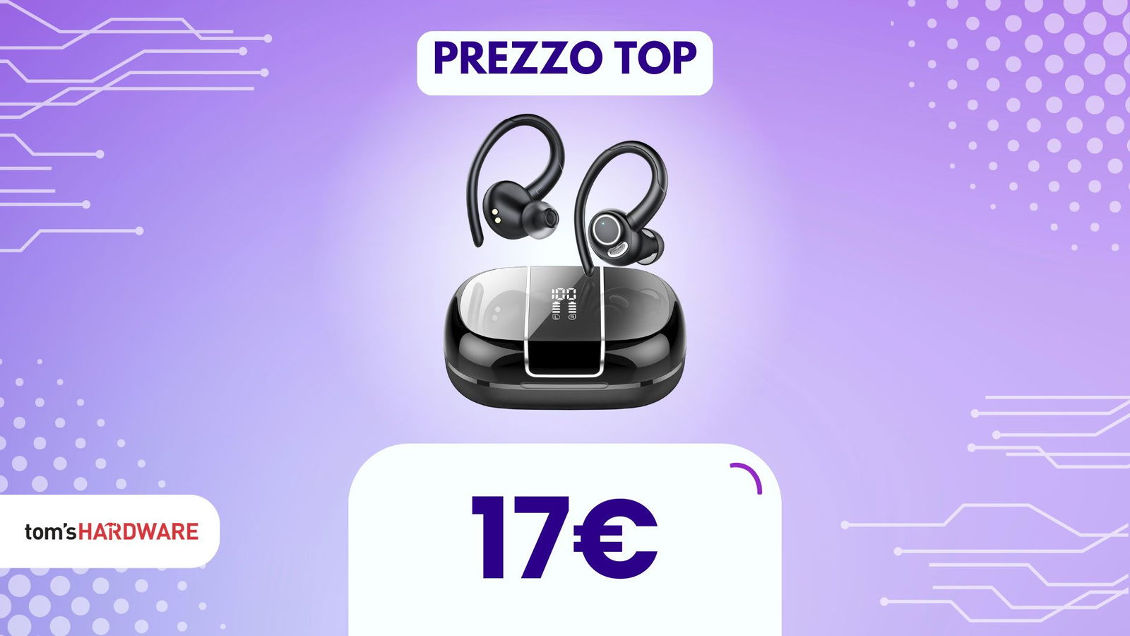 Immagine di Solo 17€ per questi auricolari sport con Bluetooth 5.3, oggi sono un AFFARE!