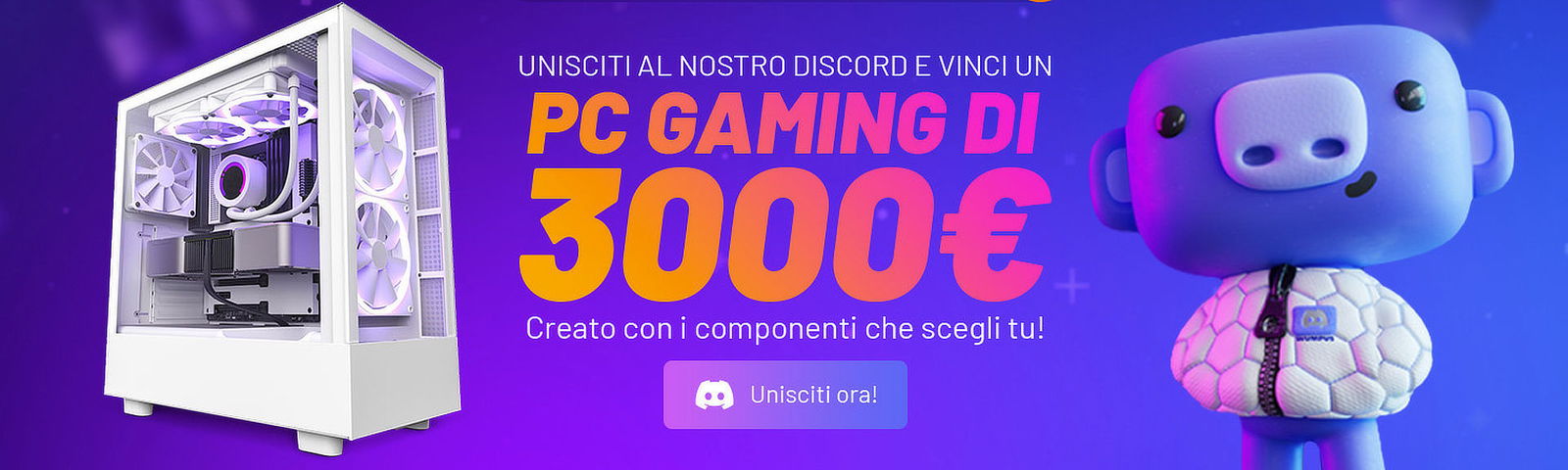 Immagine di Vinci un PC gaming da 3000€ con il giveaway di Instant Gaming!