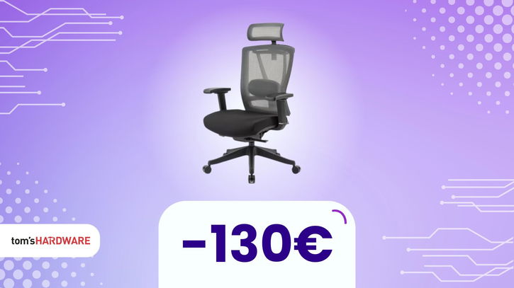 Immagine di ADDIO al mal di schiena con questa sedia da ufficio ergonomica! (-130€)