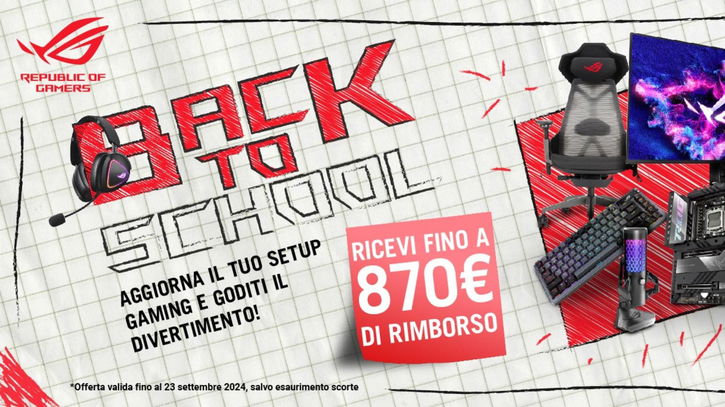 Immagine di Rimborsi fino a 870€ con Asus per il Back to School. Ampia scelta di prodotti e store aderenti