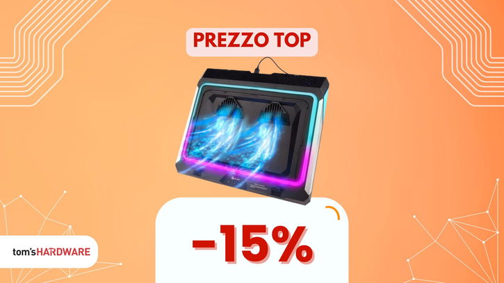 Immagine di Il tuo notebook soffre il caldo? Risolvi con questa base di raffreddamento a meno di 60€