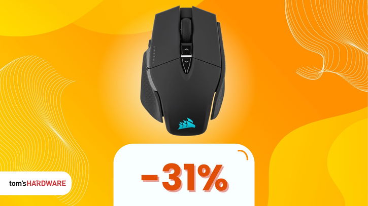 Immagine di Questo mouse Corsair, PERFETTO per gli FPS, oggi è in SCONTO! -31%