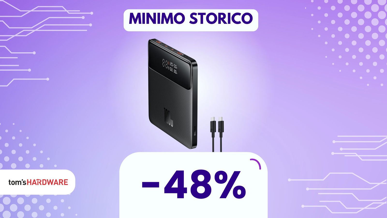 Immagine di DOPPIO SCONTO su questa powerbank tanto SOTTILE quanto VELOCE!