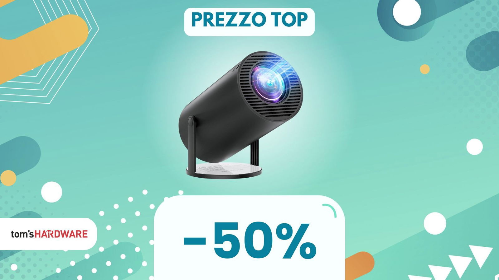 Immagine di Il cinema sempre con te a METÀ PREZZO grazie a questo mini proiettore portatile! (-50%)