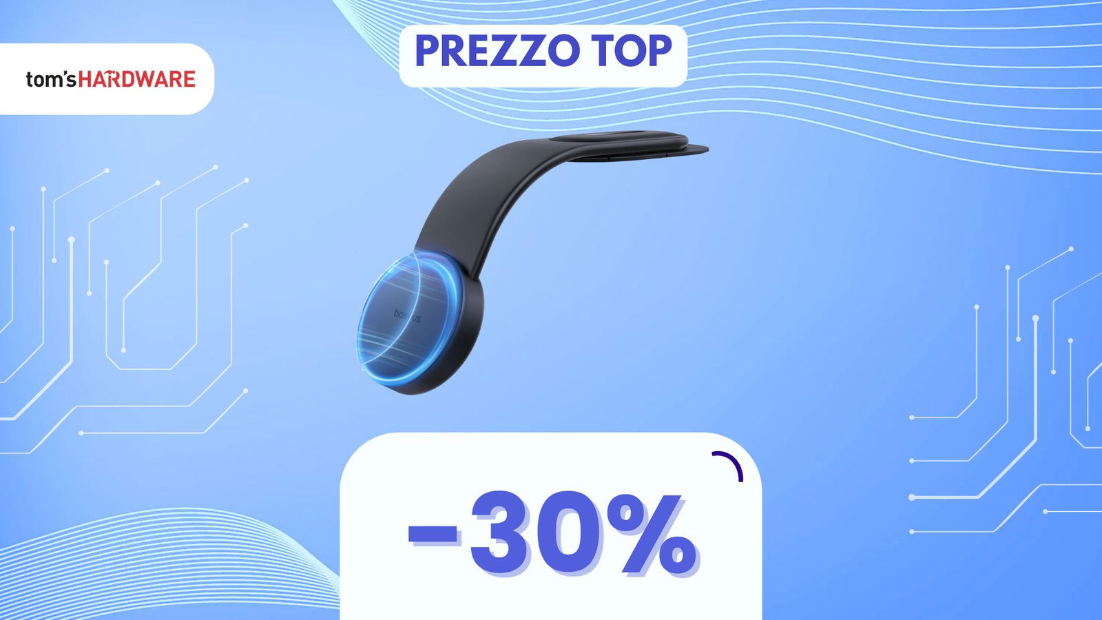 Immagine di Dite addio ai telefoni ballerini in auto con questo supporto magnetico in SUPER SCONTO!