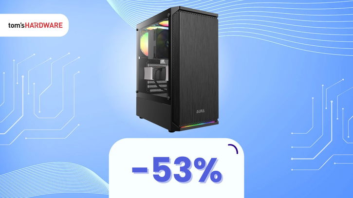 Immagine di Case mid-tower con ventole ARGB in SCONTO: lo paghi SOLO 47€!