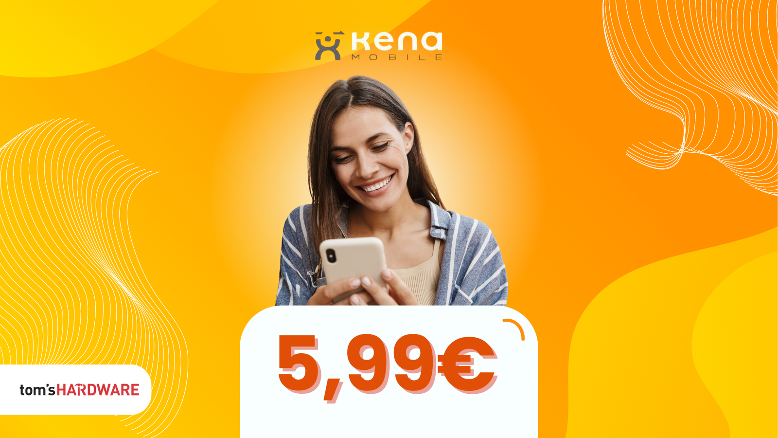 Immagine di Con Kena hai 200GB e minuti illimitati ad appena 5,99€ e il primo mese è omaggio!