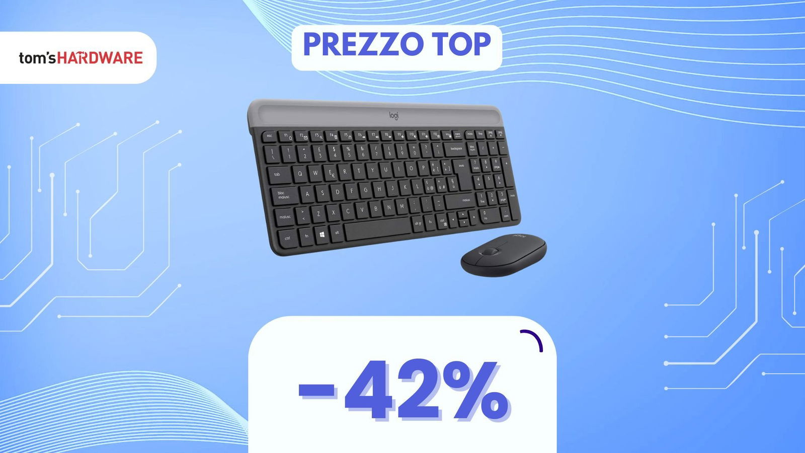 Immagine di Silenzio e convenienza in un solo kit con mouse e tastiera Logitech, e che SCONTO!