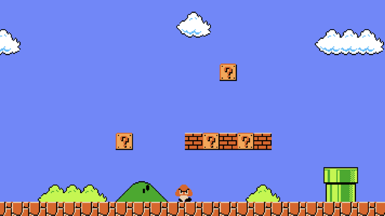 Immagine di Super Mario Bros ricreato dall'IA è un disastro