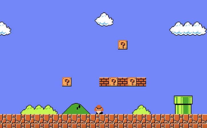 Immagine di Super Mario Bros ricreato dall'IA è un disastro