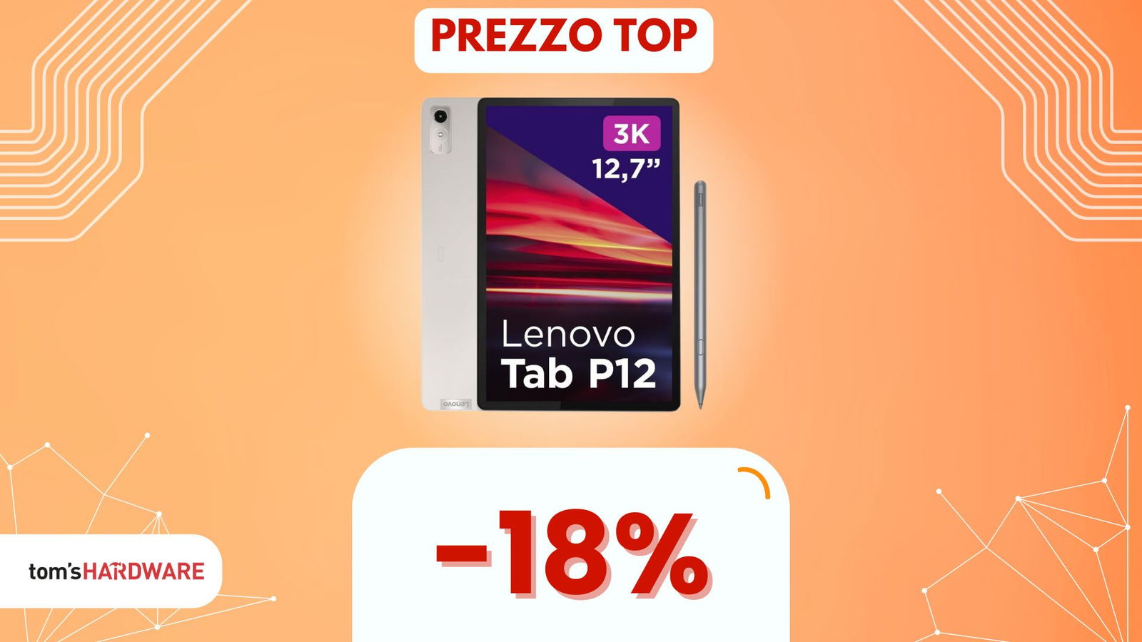 Immagine di Creatività SENZA LIMITI con Lenovo Tab P12, ORA a prezzo IMBATTIBILE!