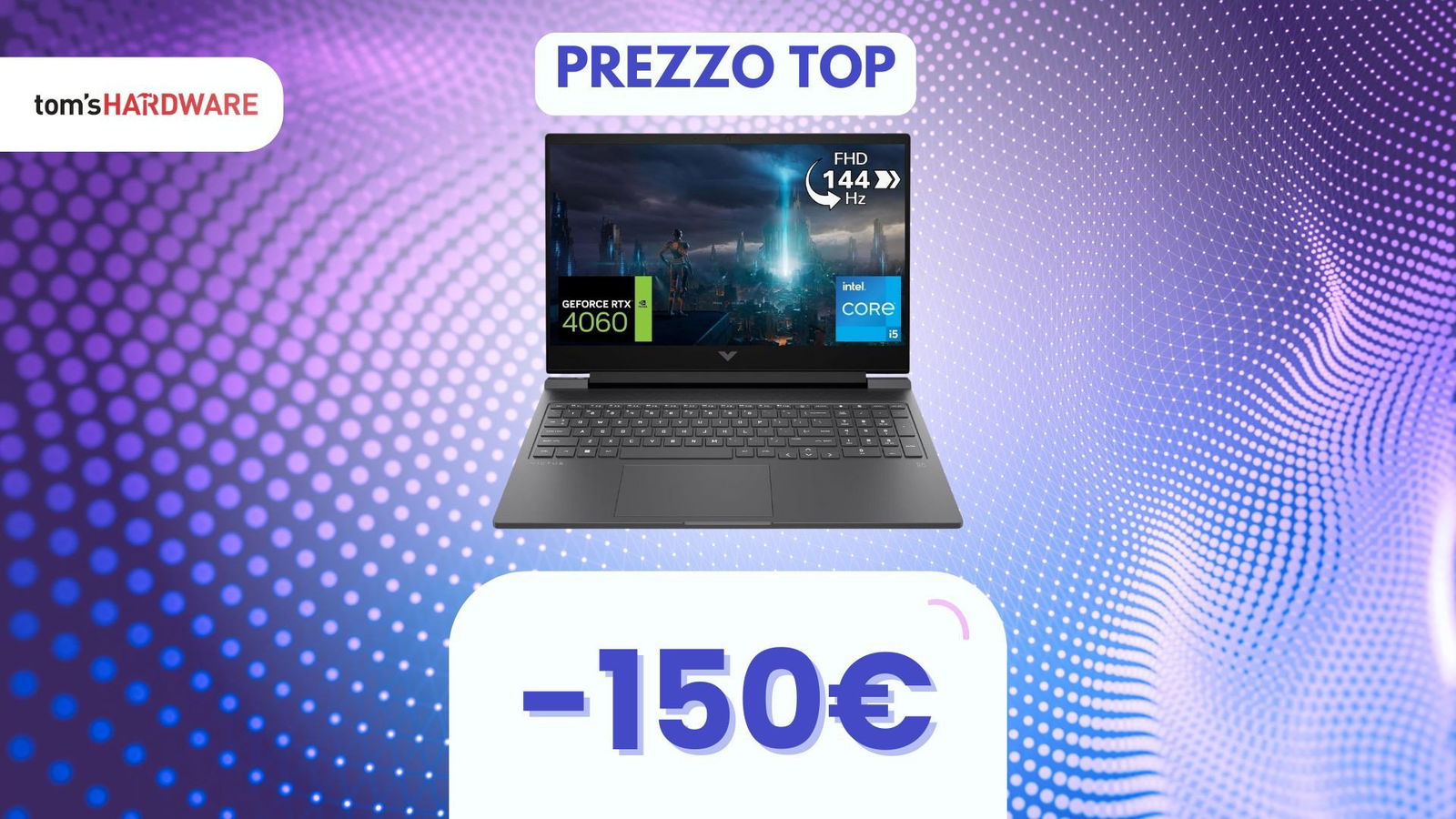 Immagine di Potenza per gaming e lavoro OVUNQUE con questo notebook HP in SUPER SCONTO!