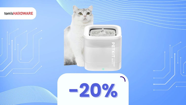 Immagine di Acqua fresca H24 per il tuo gatto? Nessun problema, con questa fontanella automatica!