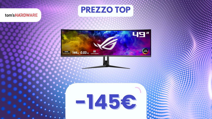 Immagine di Con questo ASSURDO monitor da gaming Asus OLED ottieni anche un cashback!