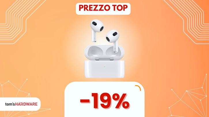 Immagine di Le AirPods di 3a gen con ricarica MagSafe calano ANCORA di prezzo!