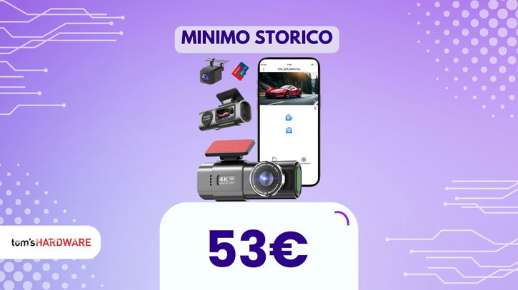 Immagine di Ecco una dash cam con Wi-Fi integrato scontatissima su Amazon. L'offerta scade presto!