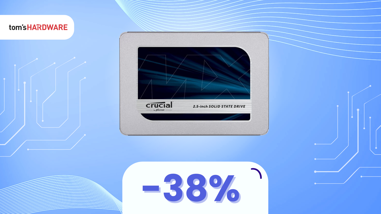 Immagine di Crucial MX500 1TB a solo 70€! Risparmia il 38% ora!