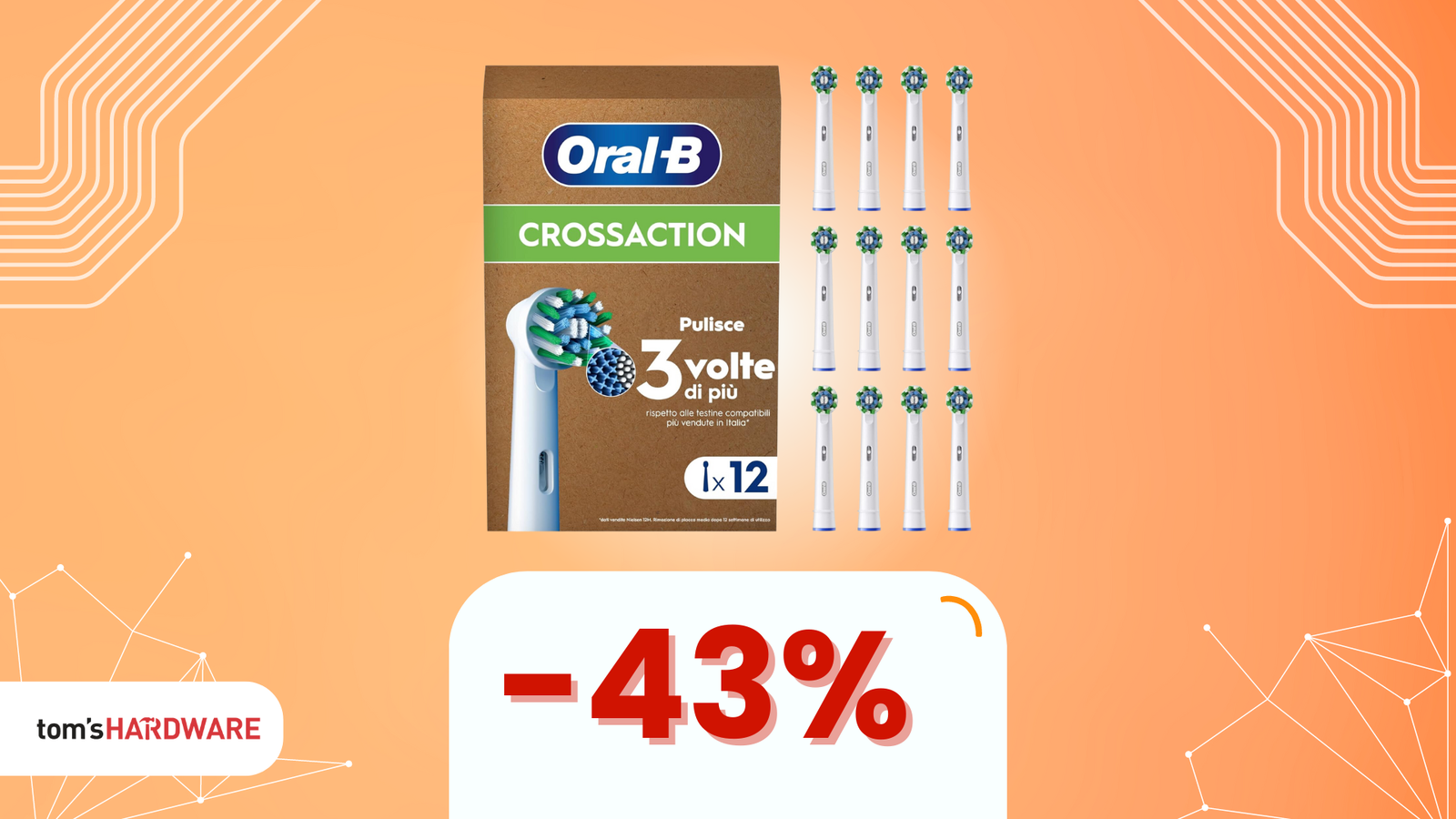 Immagine di Oral-B Cross Action a un prezzo SHOCK! (-43%)