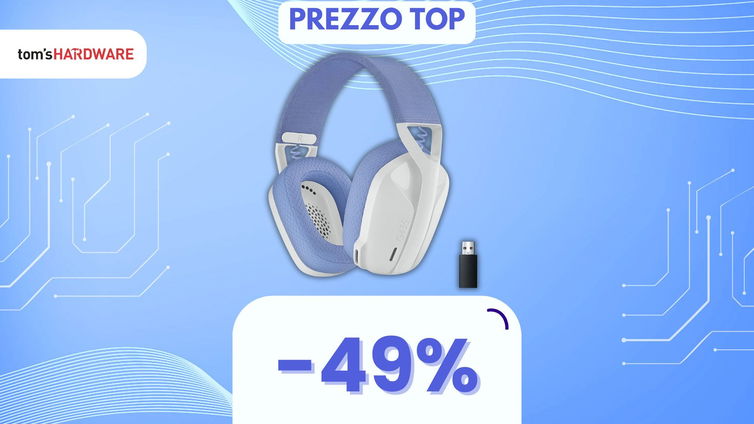 Immagine di IMMERSIONE senza fili con queste cuffie da gaming Logitech a METÀ PREZZO! (-49%)