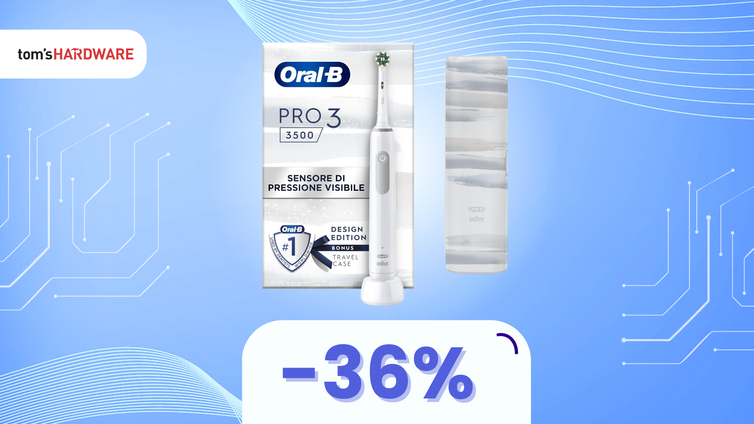 Immagine di Oral-B Pro 3 3500 a solo 44€! Scopri l'offerta AMAZON!