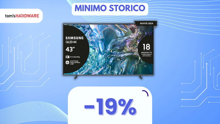 Immagine di Colori ESPLOSIVI e design SOTTILE: questa Smart TV è in SUPER SCONTO!