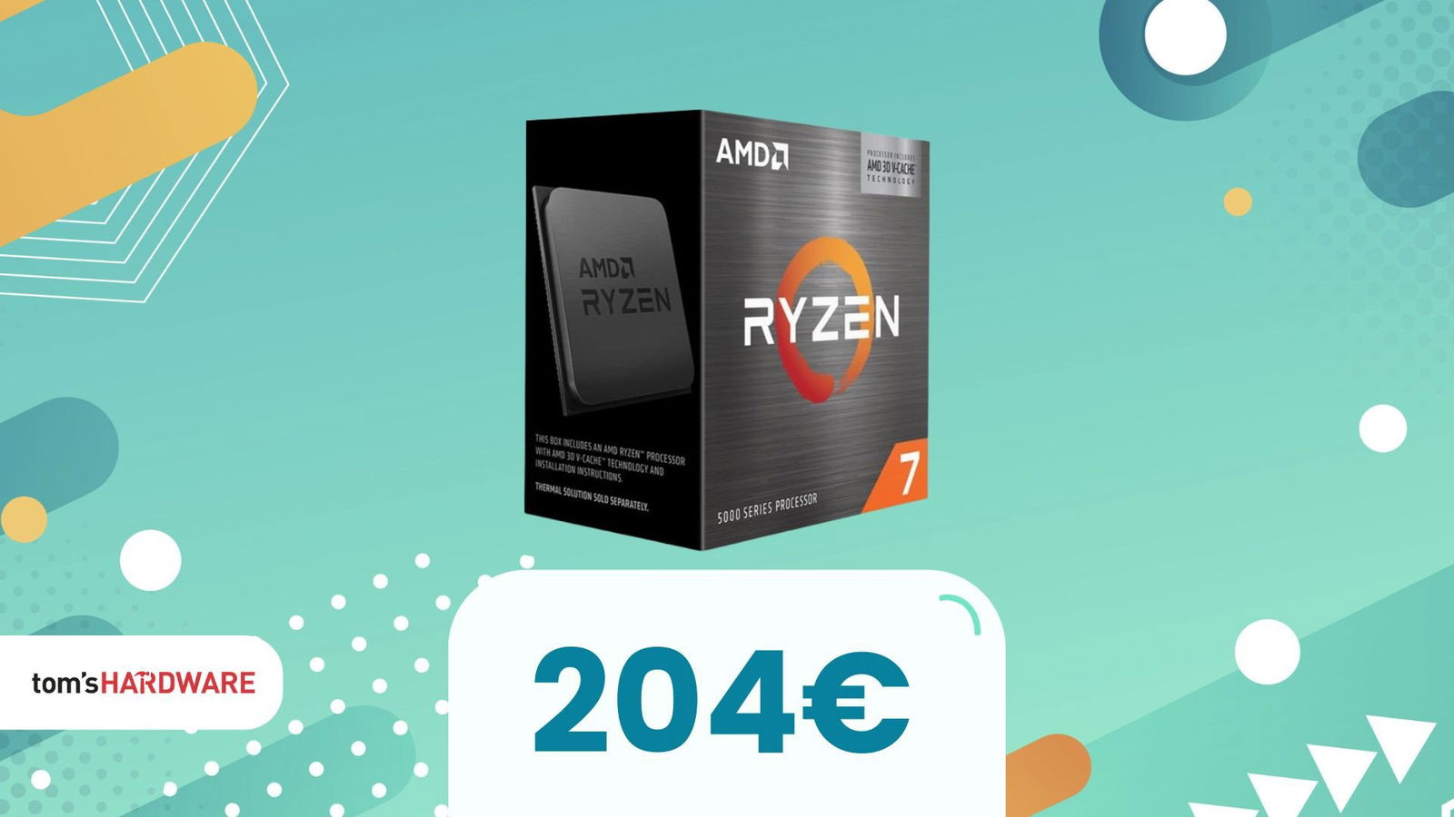 Immagine di Gaming su PC più conveniente: Amazon riduce ulteriormente il costo del Ryzen 7 5700X3D