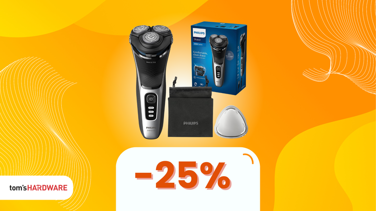 Immagine di Barba perfetta col rasoio Philips serie 3000 a un prezzo SHOCK! (-50€)