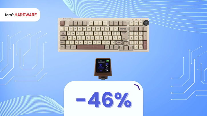 Immagine di Vi ricordate della tastiera con mini display? Prezzo crollato del 46%! Oggi è un affare