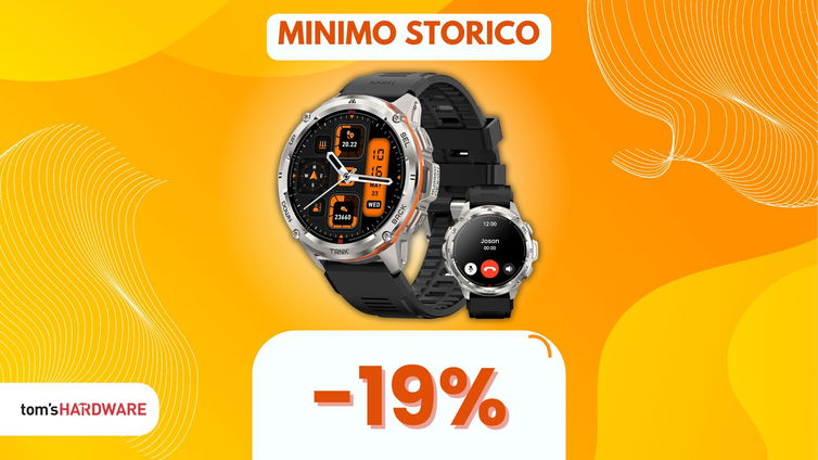 Immagine di Titanio, GPS e 170 sport: questo smartwatch costa MENO di quanto pensi!